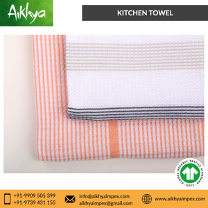 Professional Exporter of INDIA Grown Cotton Material <b>Waffle</b> Weave Kitchen Dish <b>Towels</b> - Product Image 2