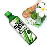 Tayvan şişesinde 500ml orijinal üzüm lezzet filtrelenmiş konsantre Aloe Vera suyu