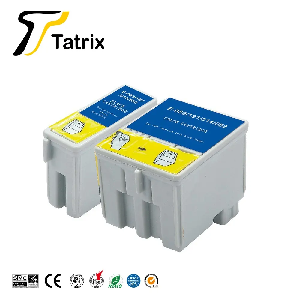 Tatrix T013 T014 T050 T052 cartuccia d'inchiostro per stampante compatibile con colori Premium per Epson Stylus Color 400 740 1520