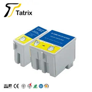 Tatrix T013 T014 T050 T052 Premium Cor Compatível Cartucho de Tinta para Impressora Epson Stylus Color 400 740 1520