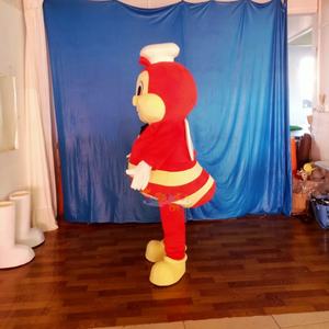 Hot CE peluche fourrure rouge miel abeille mascotte Costume personnalisé dessin animé Jollibee mascottes Costume pour adultes abeille mascotte Costume film - Product Image 2