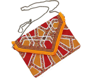 Pochette tendance avec chaîne pour femme, sac à main élégant, couleur verte, nouvelle collection - Product Image 2