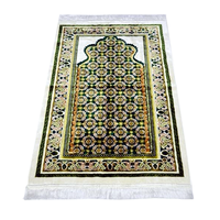 Tapis de prière islamique turc tissé 100% acrylique pour la maison et le camping, Sajjadah Namaz Seccade