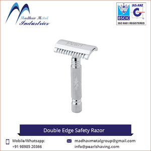 Custom/Madhav Metal <b>Razor</b> Perfect <b>Blade</b> <b>Single</b> <b>Blade</b> Non-Disposable Safety <b>Razor</b> for Men - Product Image 4