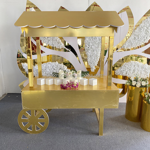 <span class=keywords><strong>Chariot</strong></span> de présentation de bonbons en <span class=keywords><strong>bois</strong></span> personnalisé pour fête, pour la décoration de gâteaux de mariage et de bonbons - Product Image 3