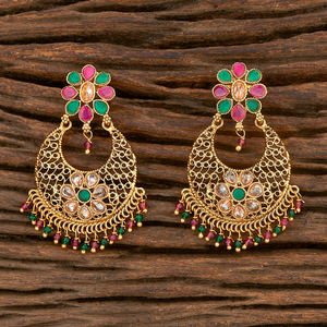 Boucle d'oreille Antique à chat et plaqué or, nouvelle collection, 206929 - Product Image 1