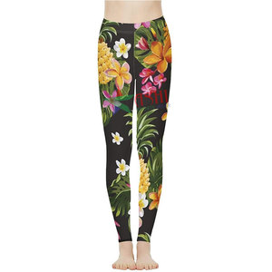 Pantalon de yoga de gymnastique à fleurs camouflage par sublimation Leggings de fitness avec collants d'équitation et haut imprimés camouflage pour le baselaye et l'équitation - Product Image 1