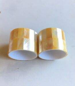 Porte-serviettes rond à incrustation d'os, pour taille personnalisée, conception et couleur pour le support de serviette sur pied - Product Image 6