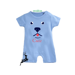 Gold Supplier Tirupur Newborn Baby Romper 100% Cotton <b>Animal</b> Print Winter Bulk OEM Manufacturer India - Product Image 1