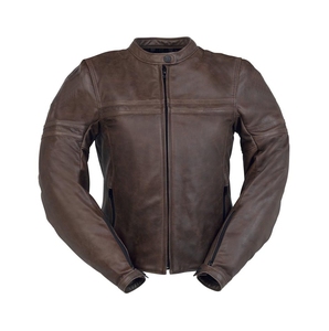 Chaqueta de cuero para motocicleta de carreras para hombre OEM hecha a medida para el invierno con Forro cálido y diseño de protección completa - Product Image 1