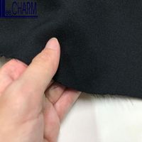 Tissu textile CP6360 Taiwan 100% polyester, couleur personnalisée, sergé, pour robe de mariée, costume, abaya
