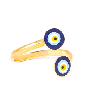 Anillo ajustable turco contra el mal de ojo - Product Image 4