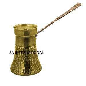 Laiton Poli Ustensiles De Cuisine Café Conception Incroyable Pot Royal Métal Bouilloire À Café Fabriqué À La Main Arabe Pot À Café Arabe - Product Image 3