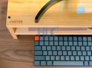 Moniteur en bois robuste de 2 niveaux, support de télévision détachable, pour bureau TV, pied de moniteur, Promotion du nouveau - Product Image 6