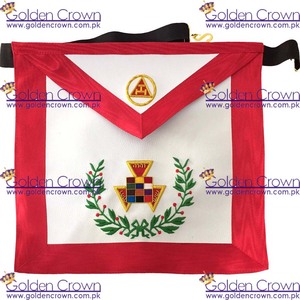 ผ้ากันเปื้อนปักลายพระราชโค้งผ้ากันเปื้อนพระราชกกุธภัณฑ์ - Product Image 2