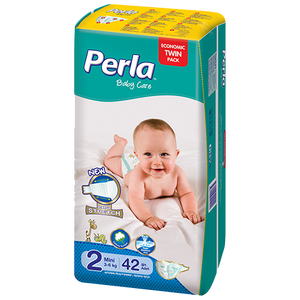 Paquete Doble de Pañales para Bebé PERLA con Superficie Seca de Tela No Tejida, Absorción y Protección Contra Fugas - Product Image 5