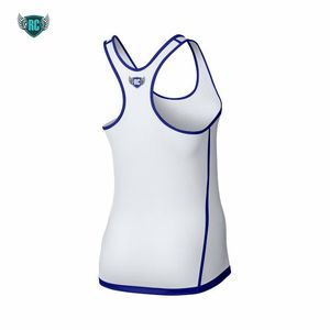 2023 Custom Wholesale Sublimation <b>Printed</b> Running Rash Guard Anti-Bacterial Breathable Spandex/Nylon Long/Short Sleeve Racerback - Product Image 2
