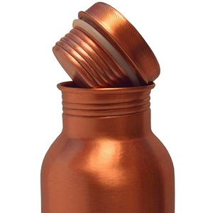 Botella de agua de cobre puro martillado con diamantes, alta calidad, pedido a granel, de un distribuidor indio, oferta de Amazon - Product Image 4