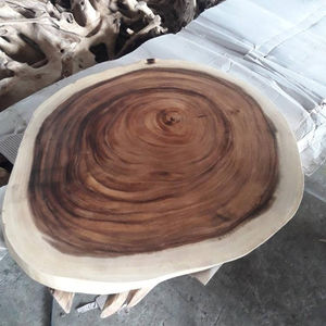 Mesa de centro de madera y metal para decoración del hogar - Product Image 2