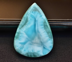 Gema Larimar Natural de mejor grado, cabujón de gema semipreciosa, Gema suelta Larimar para colgante - Product Image 4