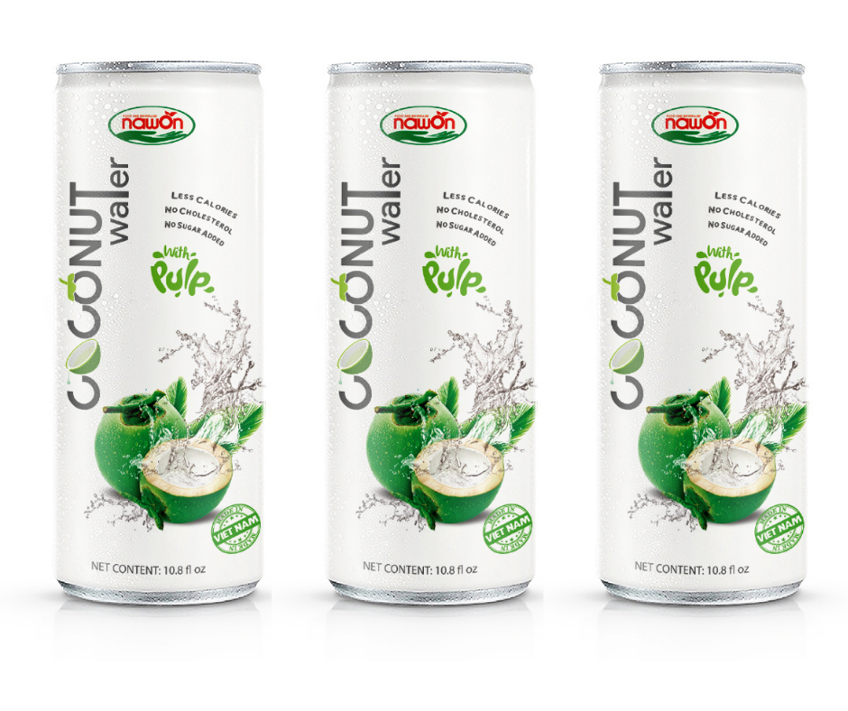 Fresh Coconut Water No Sugar Added NAWON 500ml OEM/ODM Organic Drink Healthy Juice For Health Benefits