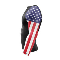 Rashguard d'été pour homme à manches courtes, respirant, antibactérien, séchage rapide, imprimé sur mesure, multicolore, sublimation intégrale, logo MMA