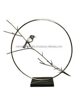 Metal kuş mumluk dekoratif demir mumluk metal çay ışık düğün süslemeleri için partiler veya günlük ev dekor