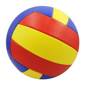1 ensemble de ballons de volleyball en microfibre, volants en mousse souple, colorés, taille 5, personnalisés, pour plage, vente en gros, 2022 - Product Image 6