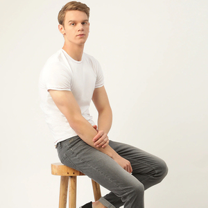 T-shirt pour homme à manches courtes avec motif, vente en gros OEM 2026, best-seller - Product Image 3