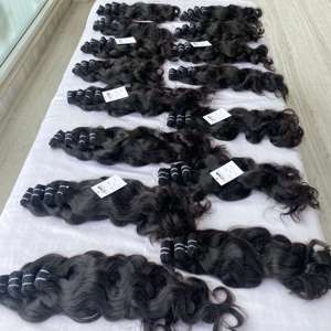 Cabello brasileño de trama única, cabello ondulado 100% sin procesar, grado 11a, indio, virgen, Remy - Product Image 4