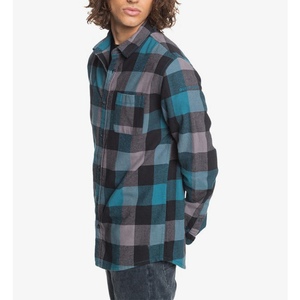 เสื้อเชิ้ตแขนยาวลายหมากรุก,เสื้อลำลองสำหรับผู้ชายแบบติดกระดุม - Product Image 5