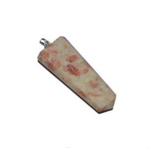 Sunstone Flat Pencil Pendants | Buy Crystal Pencil Pendants - Product Image 1