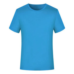 Camiseta lisa de secado rápido para hombre, Camiseta lisa de Color sólido, de marca personalizada, suministro de fábrica - Product Image 5