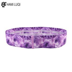 Bandes de Résistance en Tissu Personnalisables avec Logo Imprimé pour Yoga, Gym, Fitness, Exercices des Jambes, Fessiers et Hanches - Product Image 3