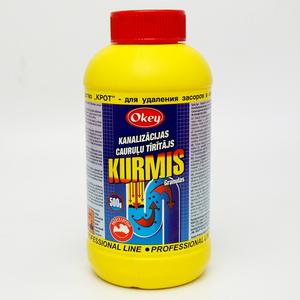 Limpiador de desagües, elimina obstrucciones, disuelve grasas - KURMIS 500 gr - Product Image 5