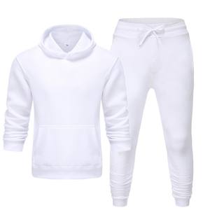 Vente en gros pas cher Ensemble de vêtements de sport pour homme unisexe Pantalon de jogging à capuche Pantalon vierge Sweat à capuche Pantalon de jogging à prix réduit - Product Image 5
