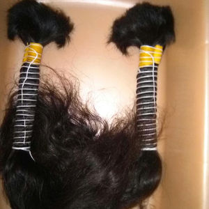 100% sin procesar un donante suelta onda profunda indio Natural cabello humano tejido marcas cabello a granel - Product Image 2