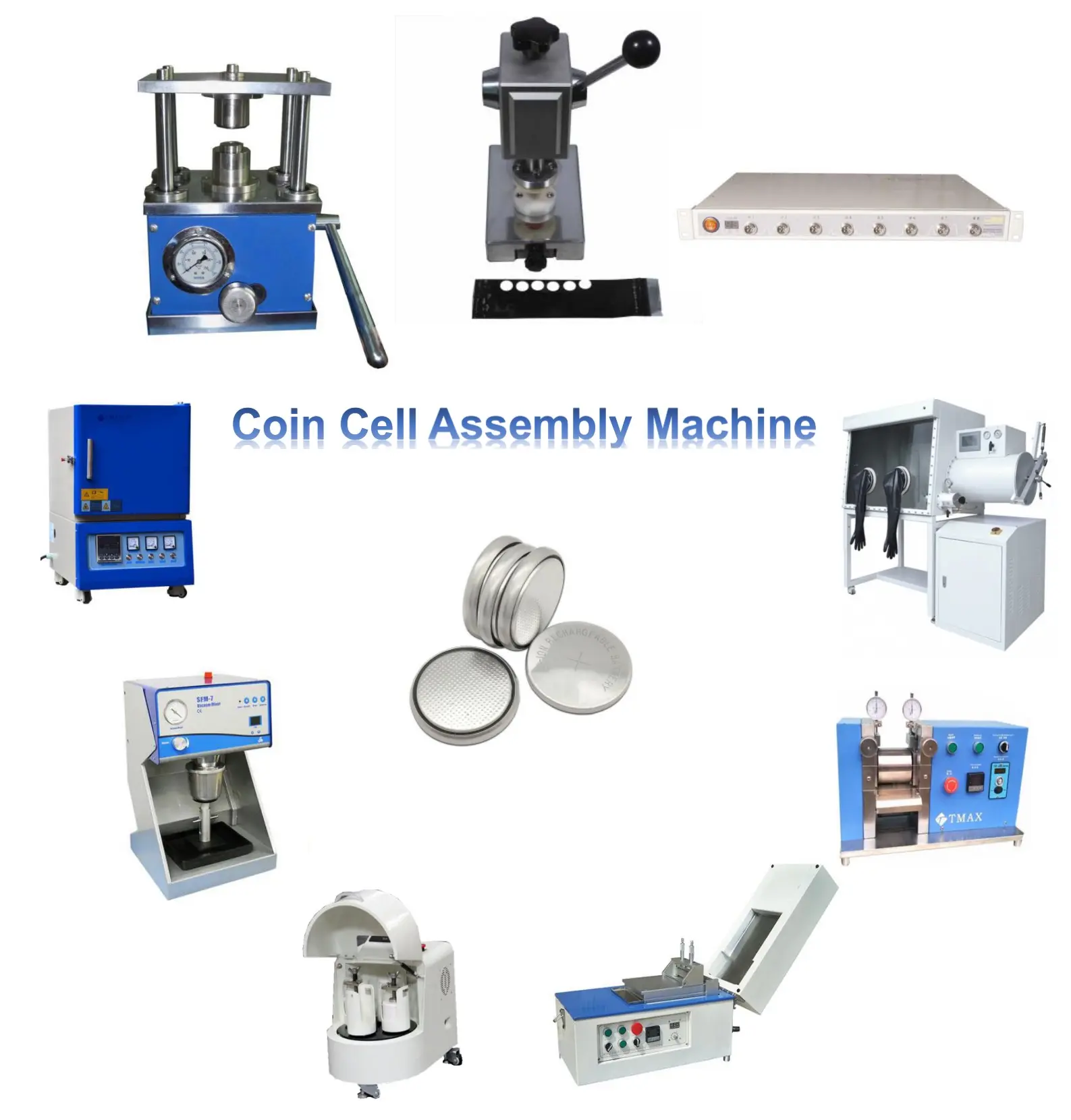 TMAX-máquina de fabricación de monedas, máquina de preparación de celdas de moneda y línea de producción de celdas de moneda