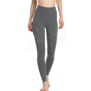 Mallas de entrenamiento de cintura alta, sin costuras, súper elásticas, para gimnasio - Product Image 3