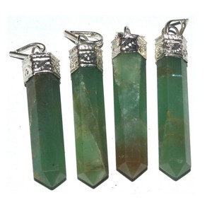 Pendentifs bonnet de Fluorite verte, vente en gros, - Product Image 1