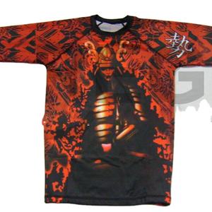 Chemises de sport de Compression, surf à manches longues, Logo personnalisé UV BJJ Rashguard MMA Sublimation hommes éruption Guard DHL Sublimation FEDEX OEM - Product Image 1