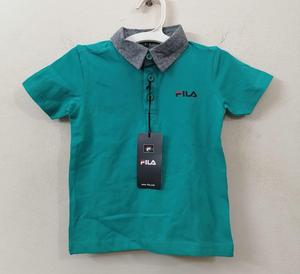 Polo de gama alta con etiqueta de marca para bebés y niños, de secado rápido, transpirable, de manga corta, patrón sólido, ropa para niños, lote de existencias excedentes - Product Image 1