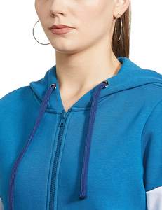 Sudadera corta con logotipo personalizado para mujer, ropa para Parte Superior Femenina, de calle, Color sólido, nueva - Product Image 4