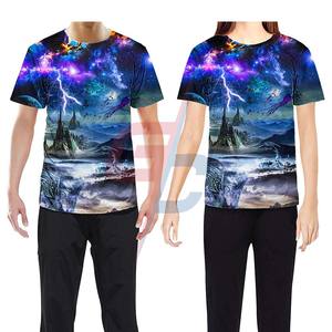 Proveedor de camisetas de manga corta informales impresas realistas 3D unisex de alta calidad - Product Image 6