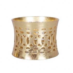 แหวนผ้าเช็ดปากสำหรับตกแต่งในสต็อคแหวนผ้าเช็ดปากของนักออกแบบโลหะ - Product Image 1