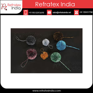 Cotton Pom Pom Ball Best Quality Tassel <b>Fringe</b> for Decoration - Product Image 5