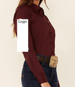 Chemise à manches longues et à boutons, bon marché, en Stock et de haute qualité, tissu élastique du Bangladesh, vente en gros - Product Image 3