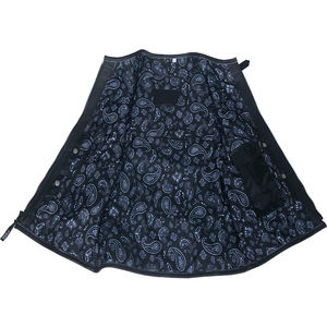 เสื้อกั๊กหนังแกะคุณภาพสูงเสื้อกั๊กนักปั่นจักรยานยุทธวิธีฤดูหนาวมีซิปกระเป๋าสำหรับขี่มอเตอร์ไซค์ - Product Image 5