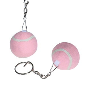 Minillavero de bola de cuero suave de PVC, artículo promocional con logotipo personalizado, llavero de voleibol, venta de fábrica, nuevo - Product Image 3