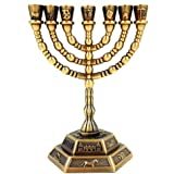 Premium quality <b>small</b> size pure brass menorah Religious <b>Candle</b> Holder from Indian manufacturer - Product Image 2